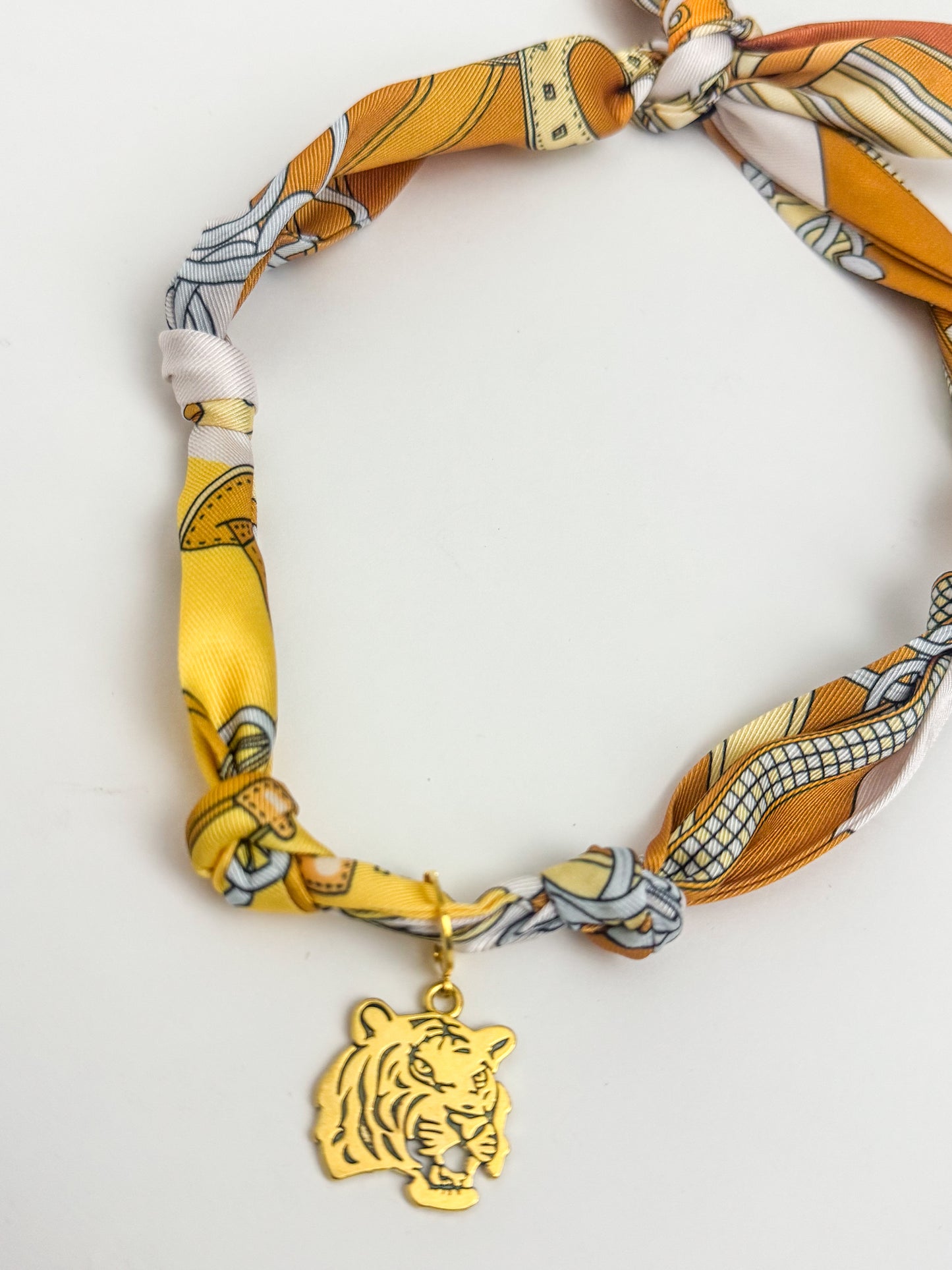 Gameday Knotted Scarf Necklace