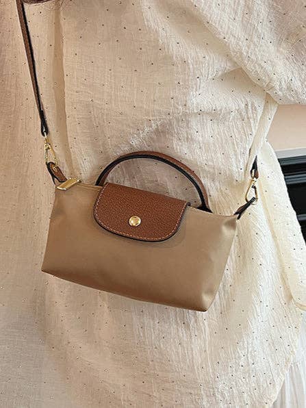 Neutral Penny Mini Crossbody Bag