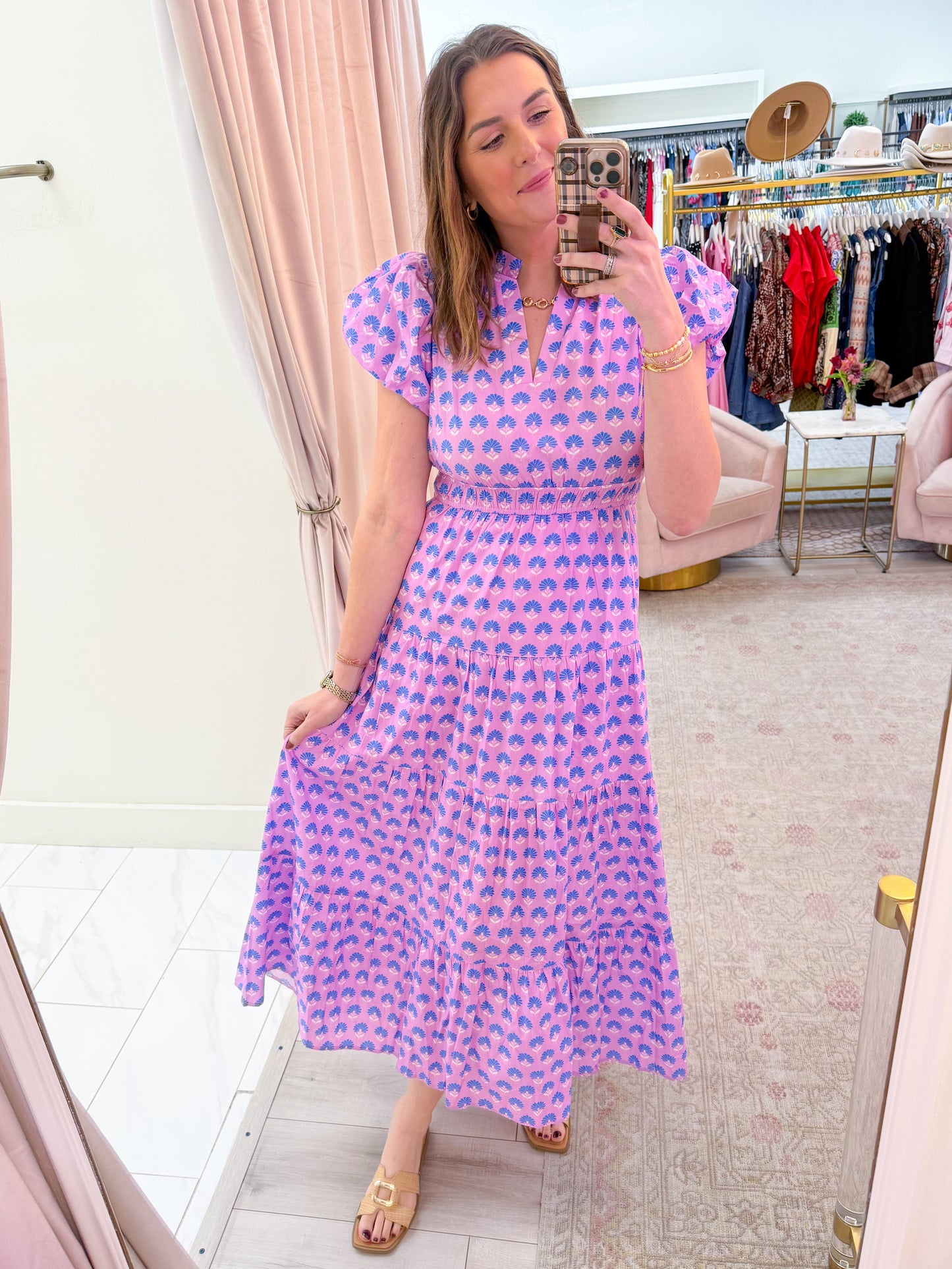 Hillside Floral Maxi Dress