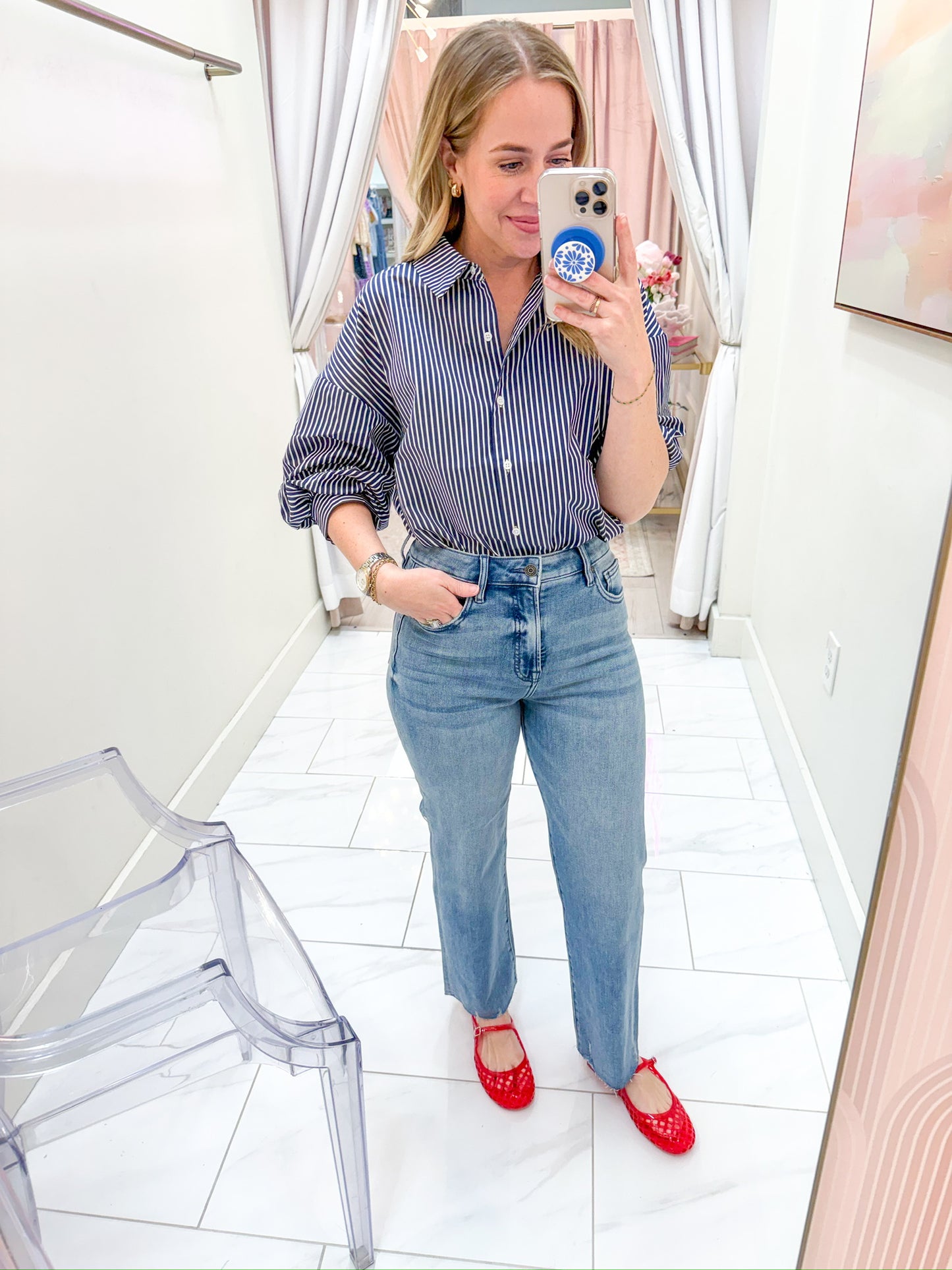 Tracey Clean Stretch Crop Straight