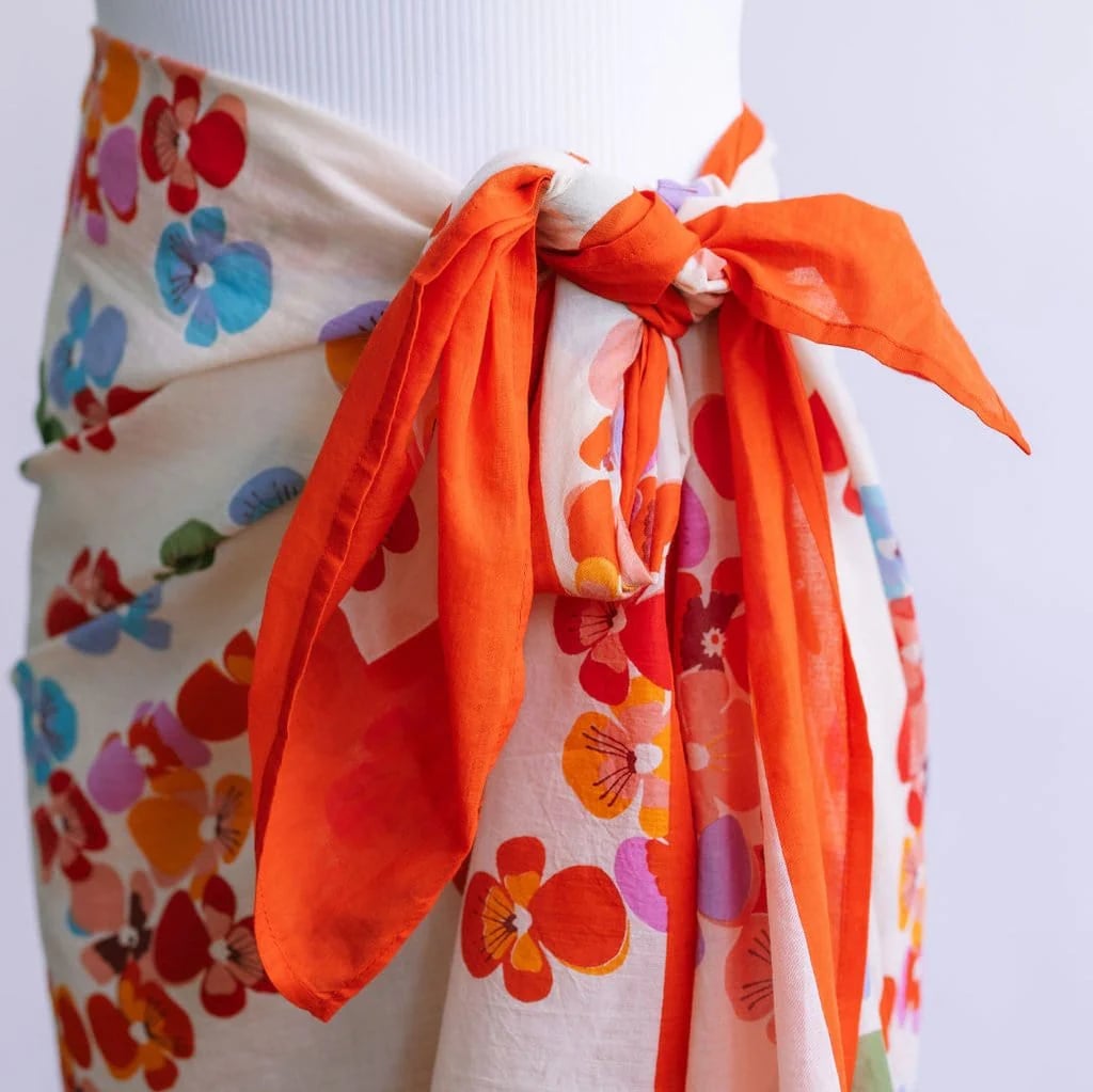 ST Rainbow Flower Sarong