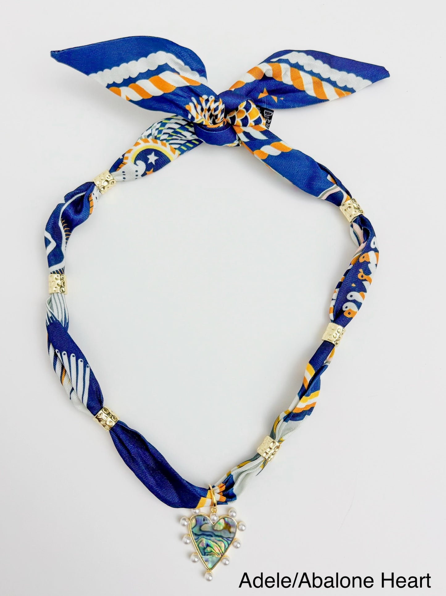 New Gold Spacer Scarf Necklace