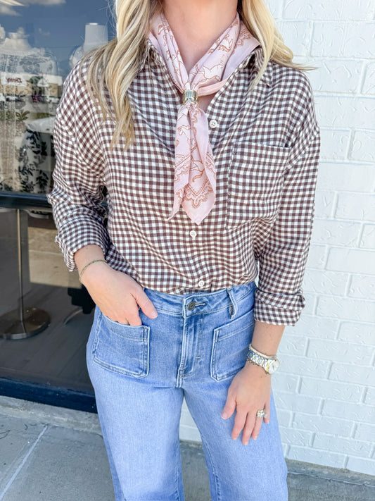 ZS River Plaid Button Up