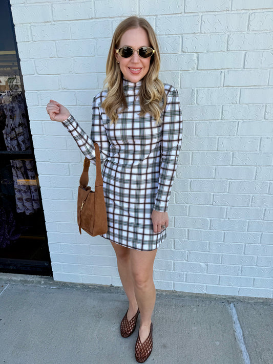 Dottie Dress Oak Plaid