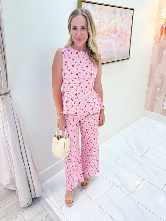 Southern Bloom Wide Leg Pant