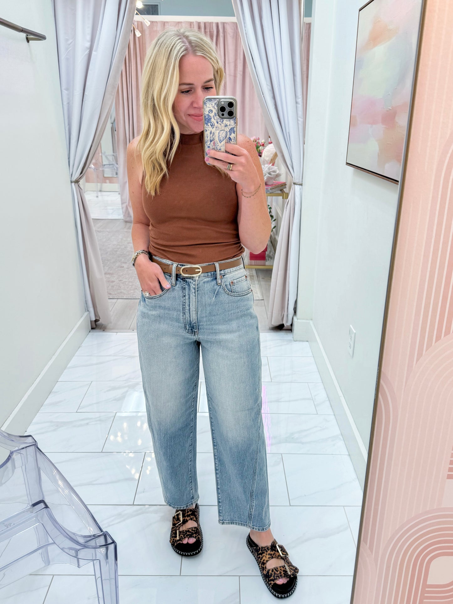 Westward Barrel Leg Blur