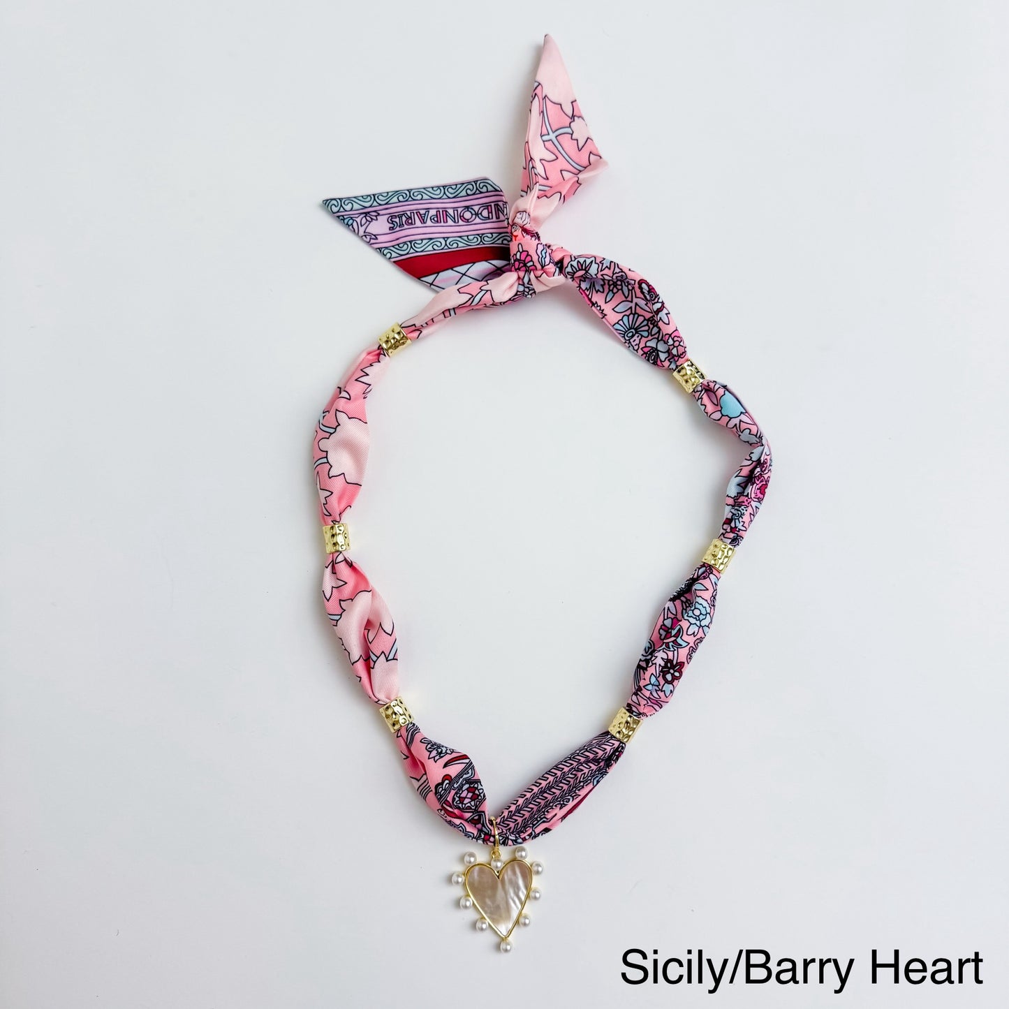 Gold Spacer Scarf Necklace