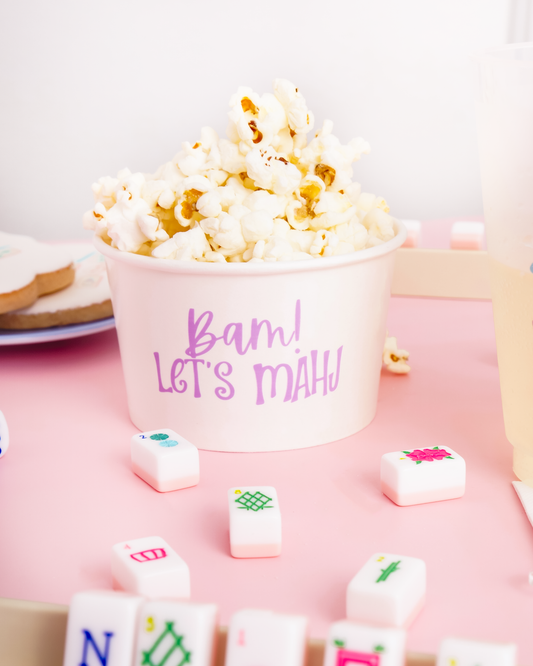 Bam Let's Mahj Paper Snack Cups