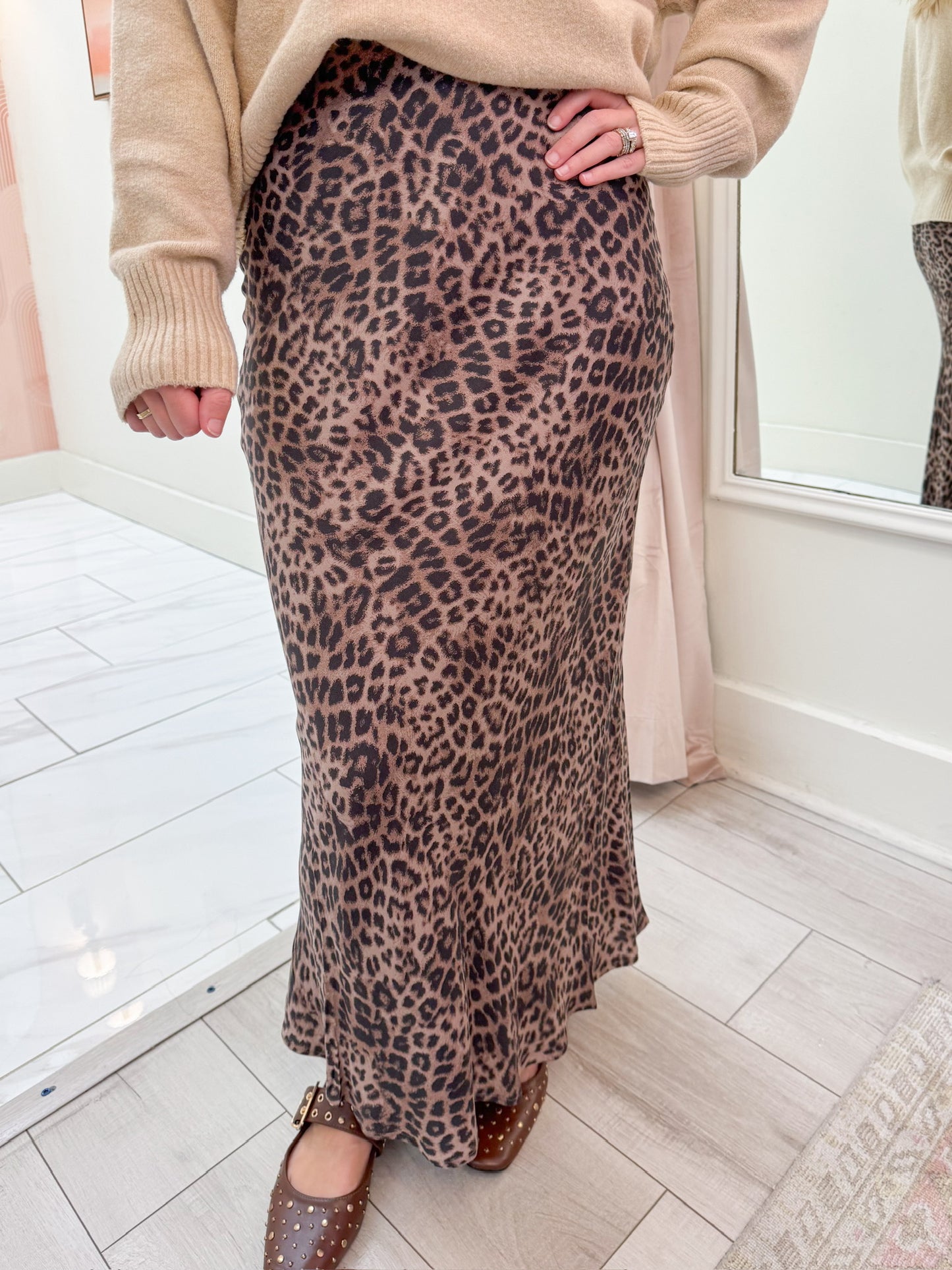 ZS Izabel Leopard Skirt