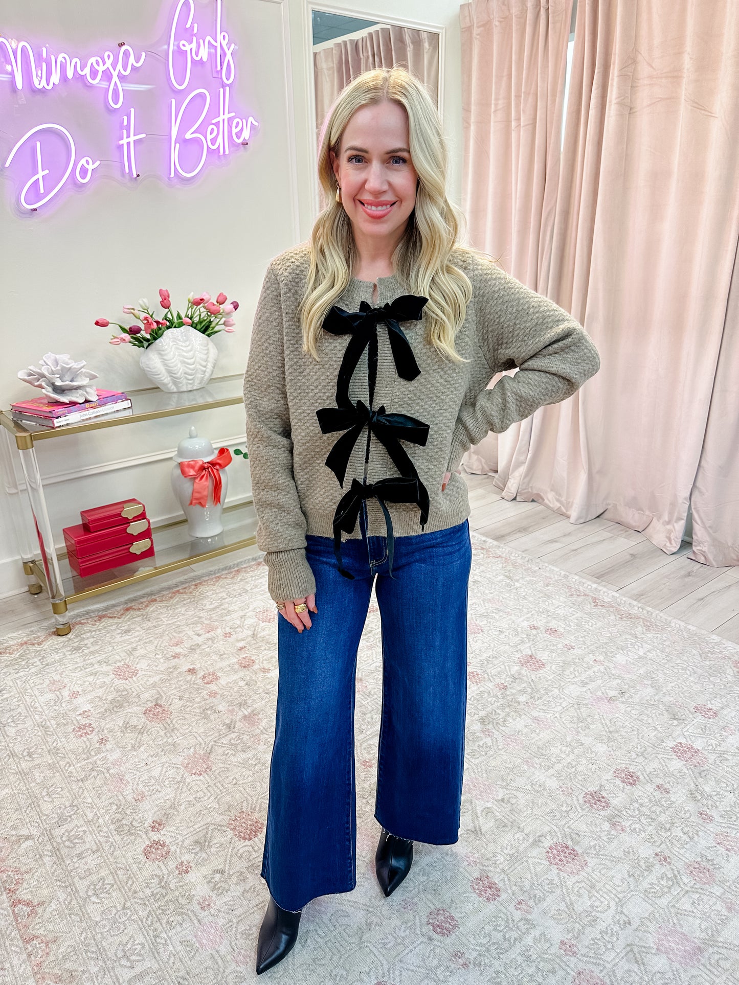 JBD Scissor Cut Wide Leg Jean