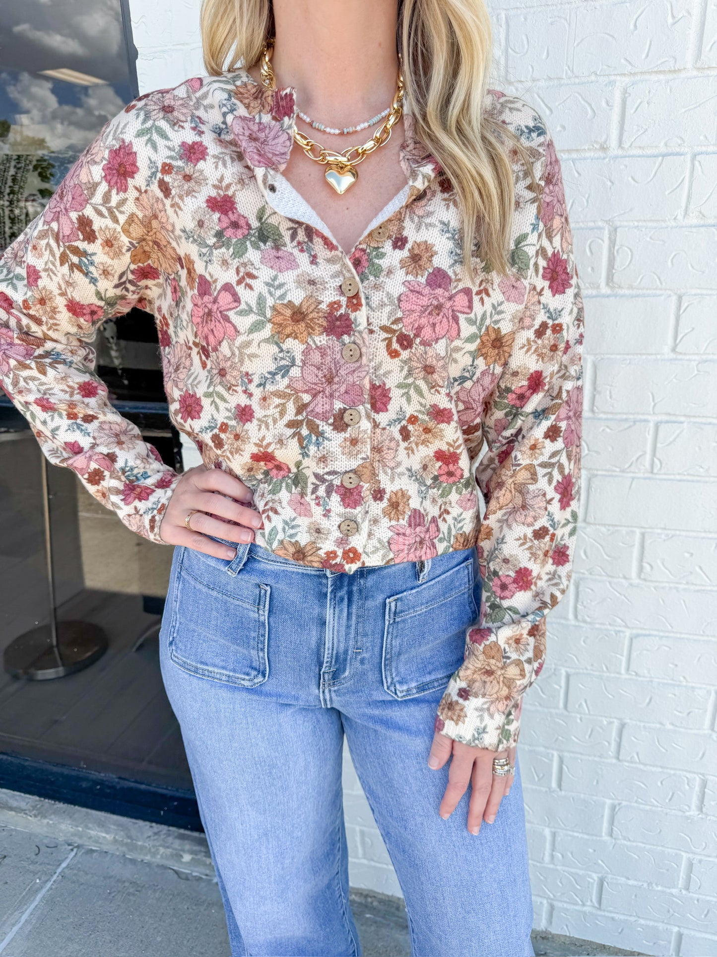 Weaving Wildflower Cardigan Top
