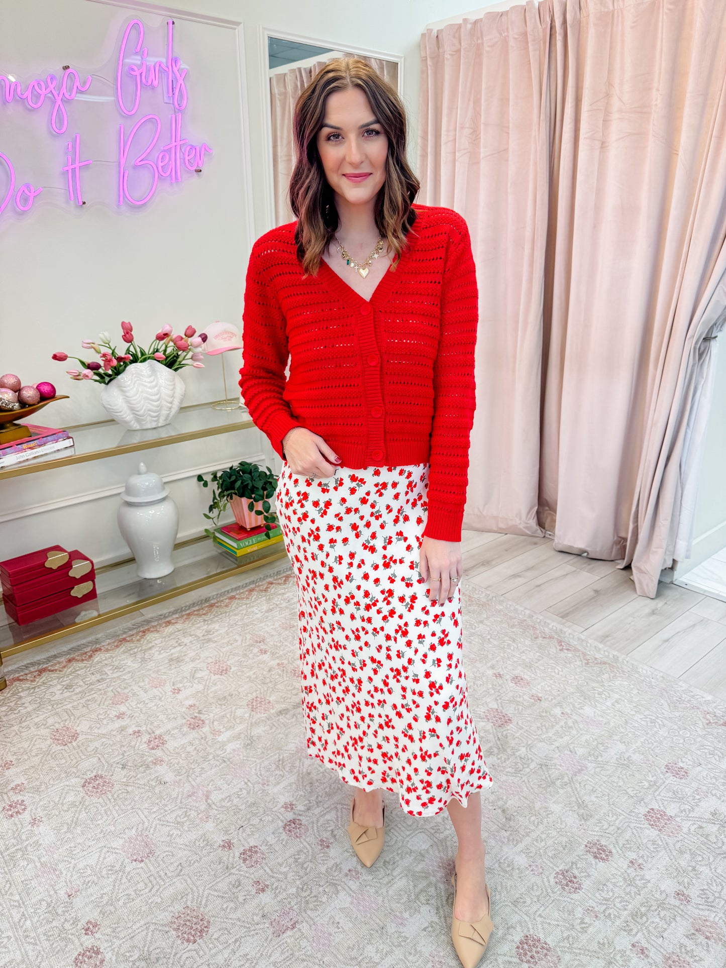 ZS Hana La Rosa Ditsy Maxi Dress