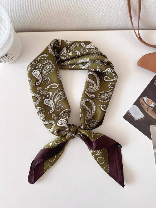 Paisley Pattern Silky Scarf
