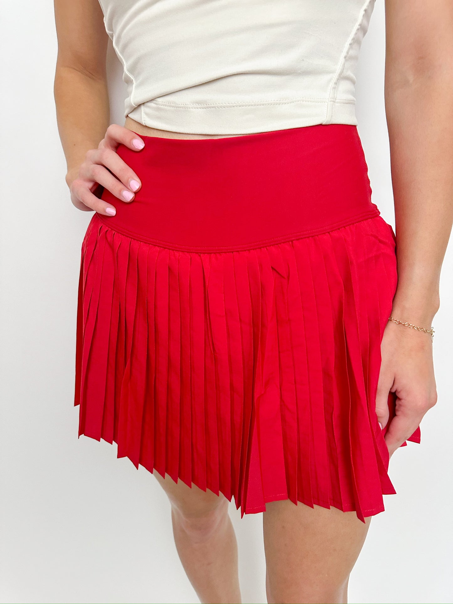 Courtside Pleated Tennis Skort