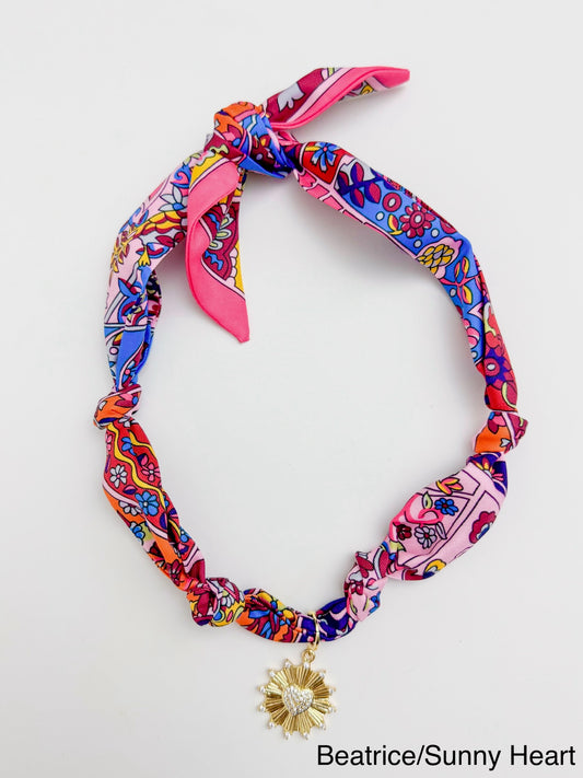 New Knotted Scarf Necklace