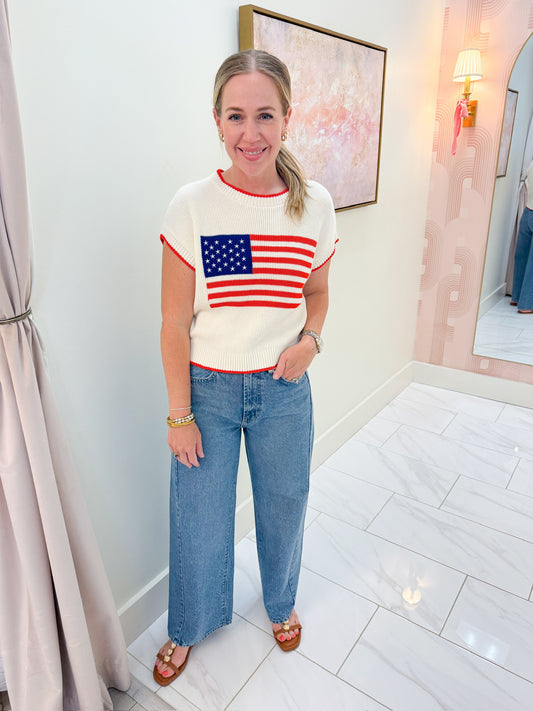 ZS Sleeveless Patriot Sweater