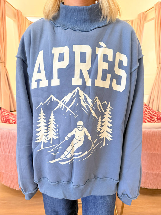 Apres/Ski Mock-Neck Sweatshirt