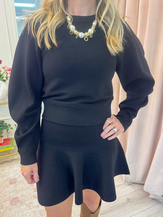 Rosina Balloon Sleeve Sweater