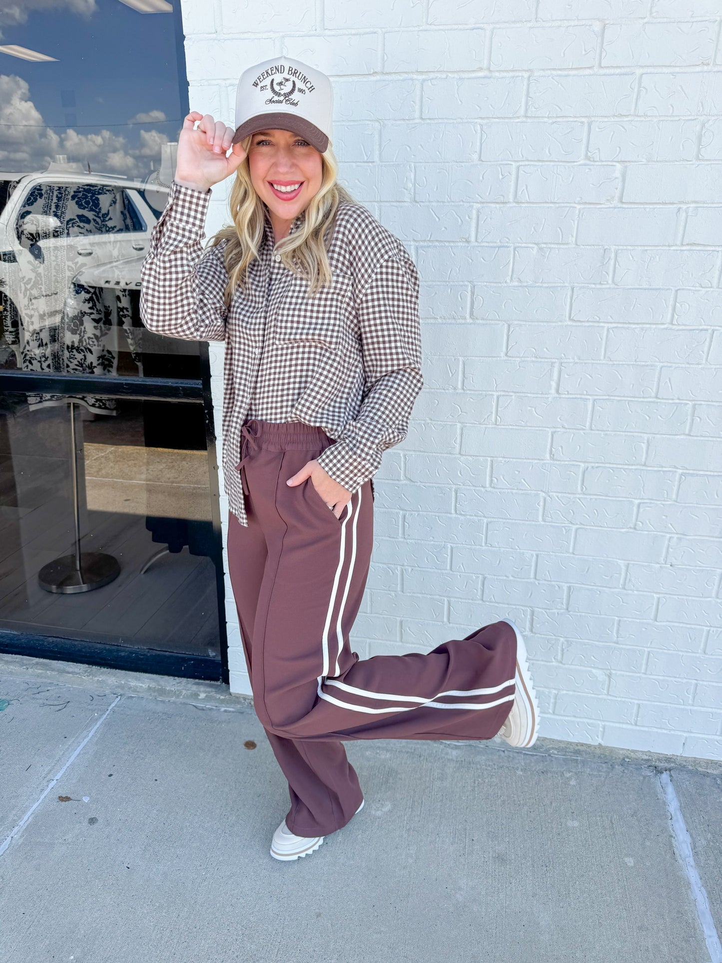 ZS River Plaid Button Up