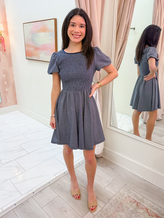 Frankie Smocked Mini Dress