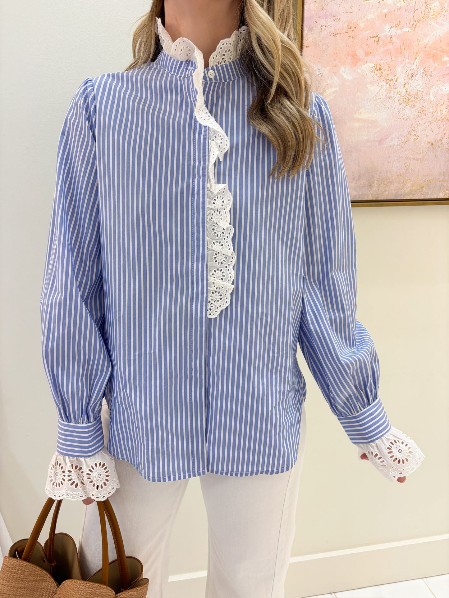 Eloise Lace Collar Top