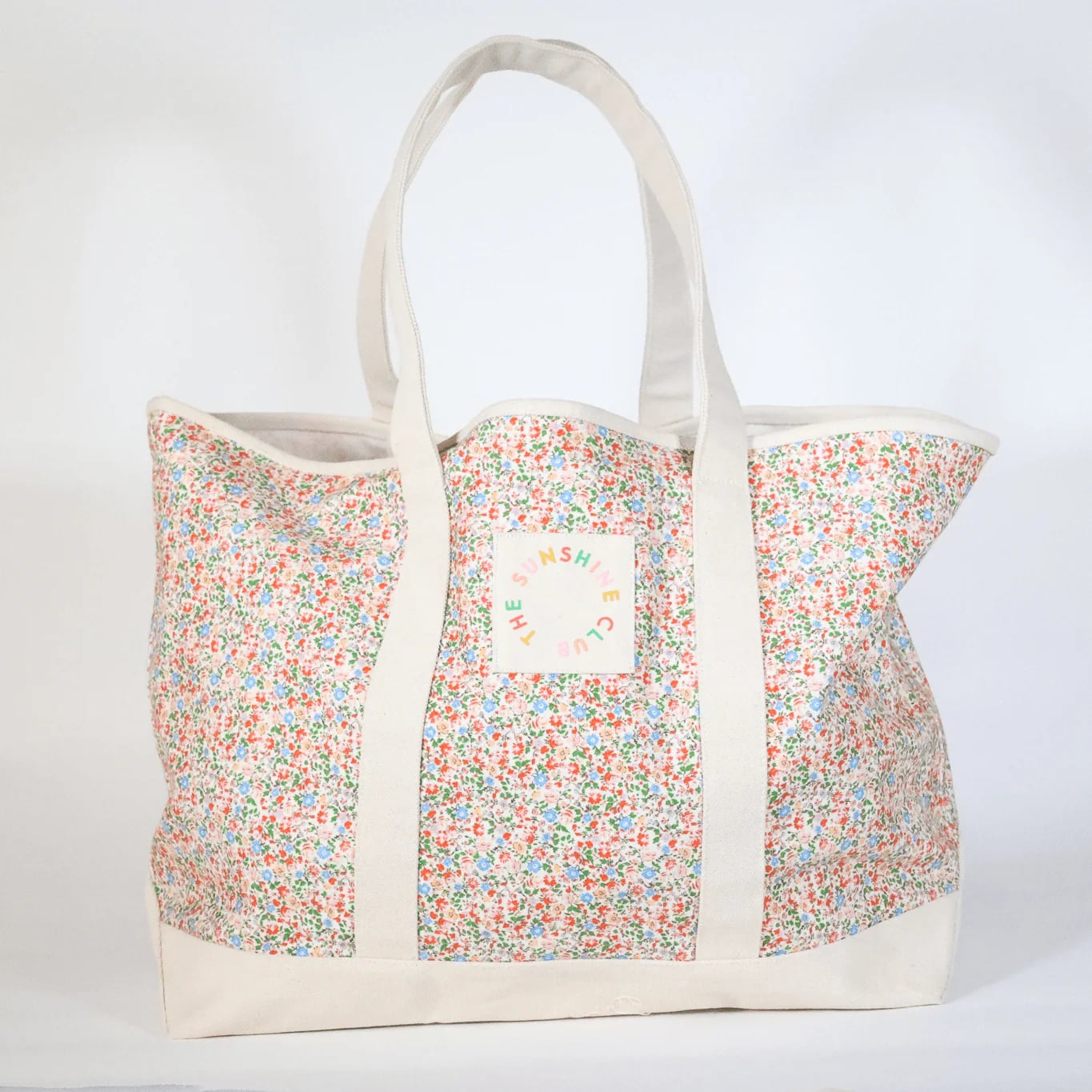 ST Floral Cavas Tote