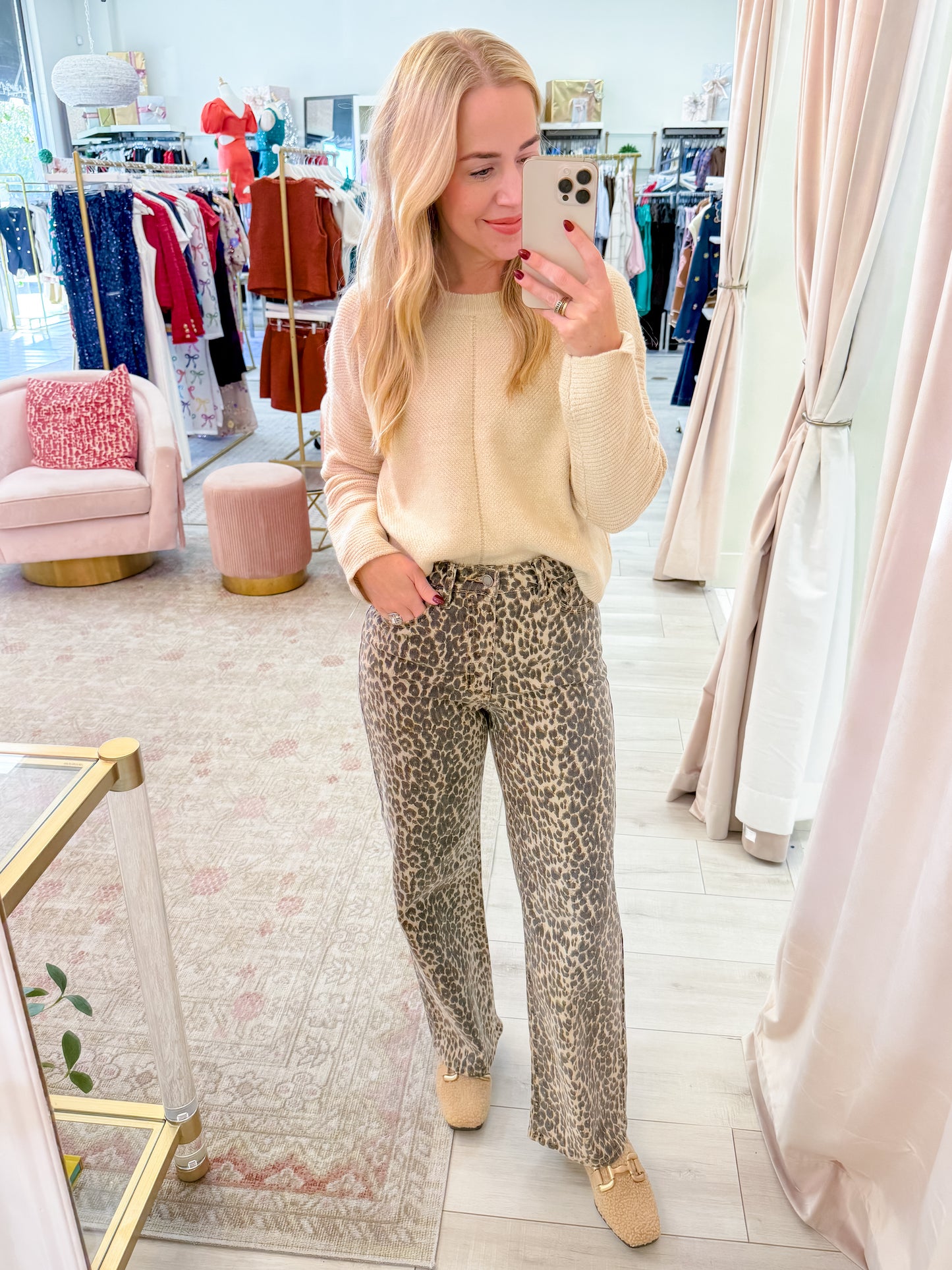 JBD HR Animal Print Vintage Straight