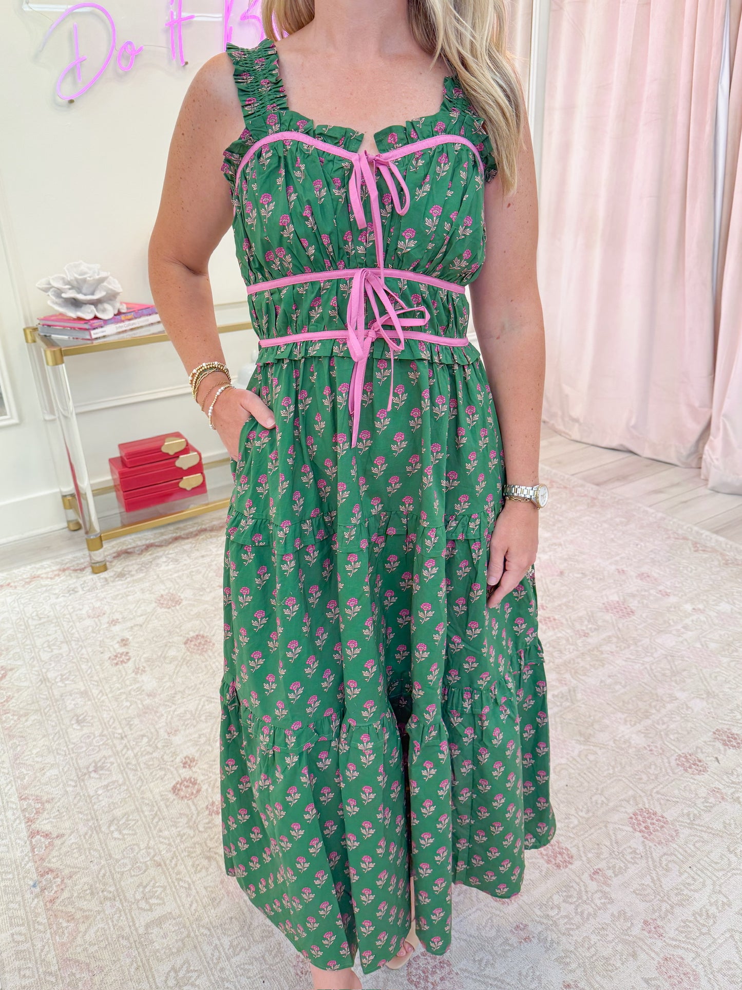 Jadie Floral Maxi Dress
