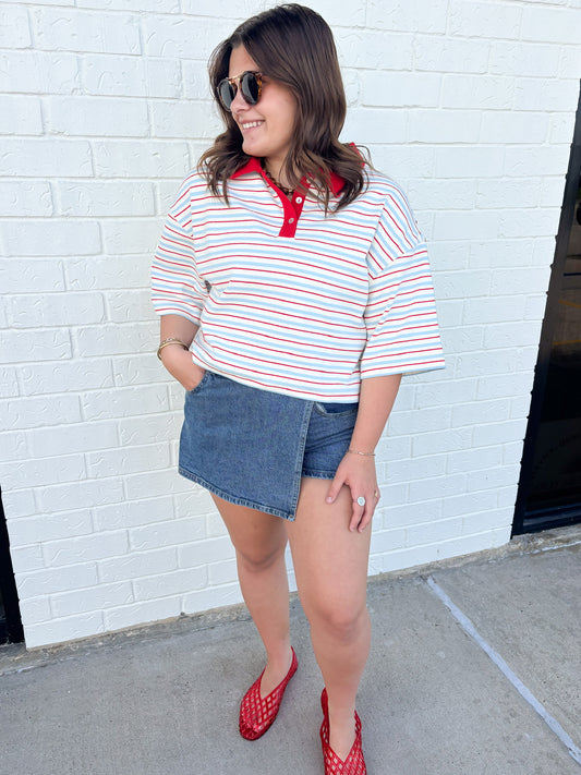 Evie Striped Top
