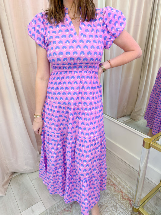 Hillside Floral Maxi Dress