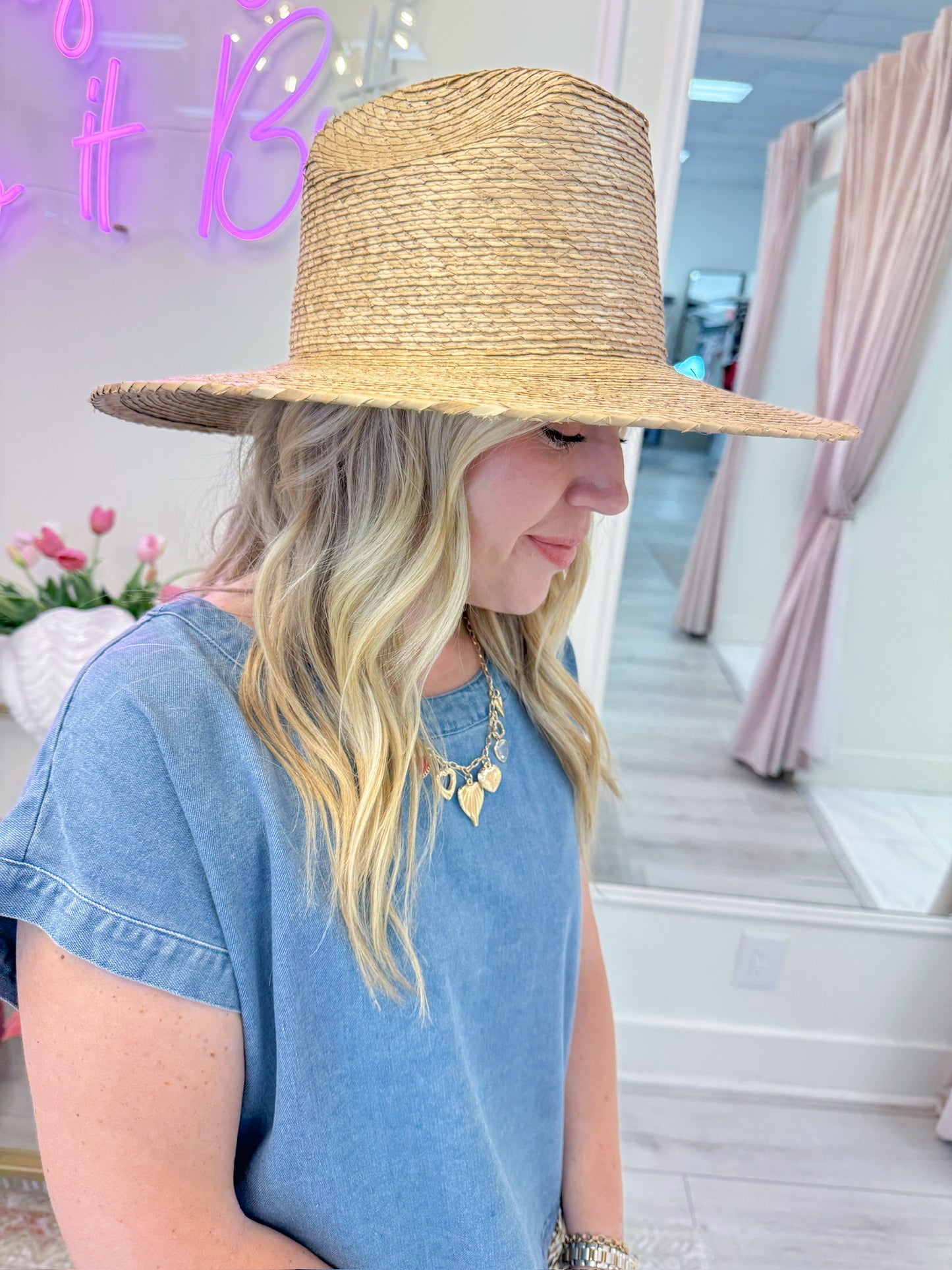 Emma Palm Rancher Sun Hat