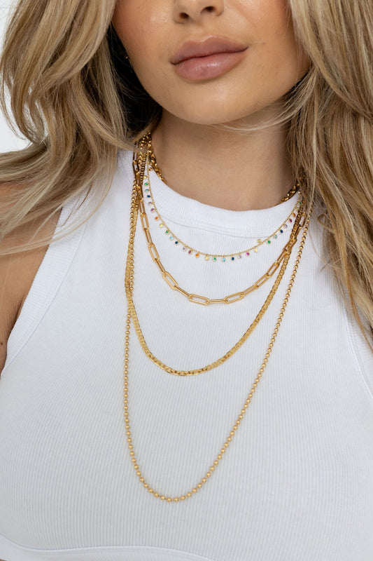 SJD Valerie Rainbow Necklace