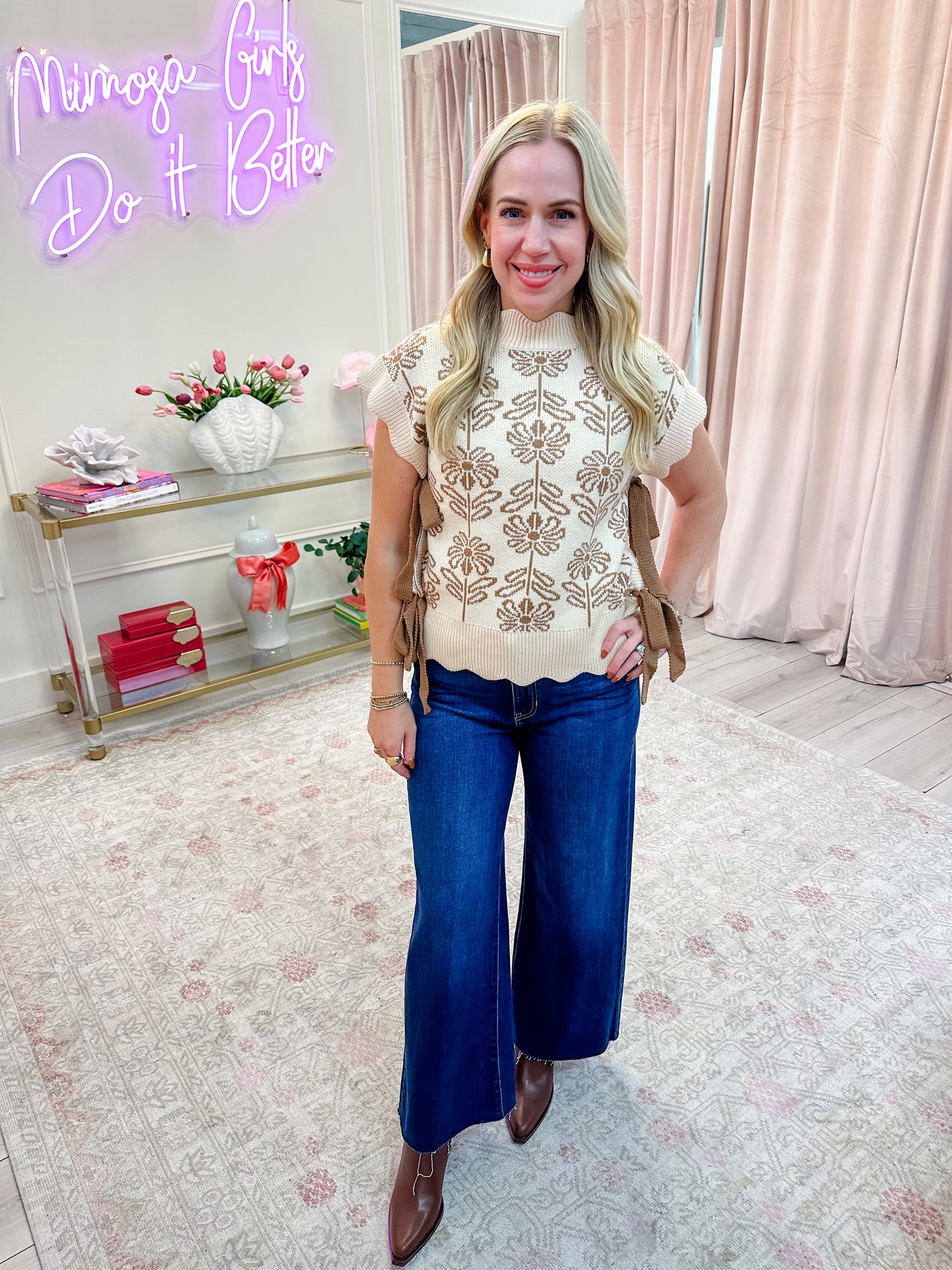 JBD Scissor Cut Wide Leg Jean