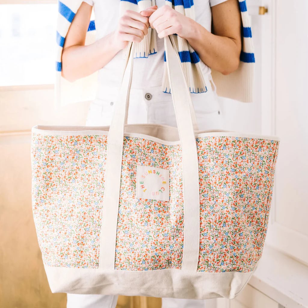 ST Floral Cavas Tote
