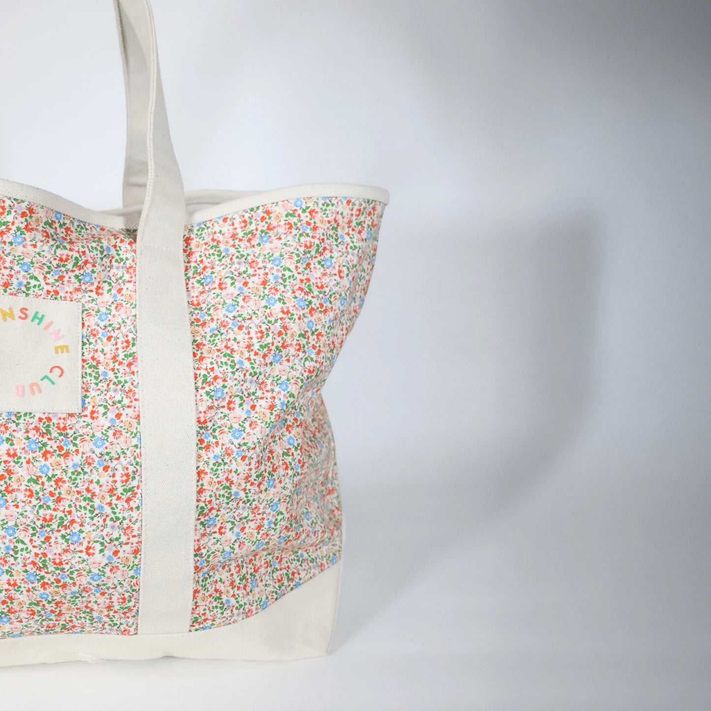 ST Floral Cavas Tote