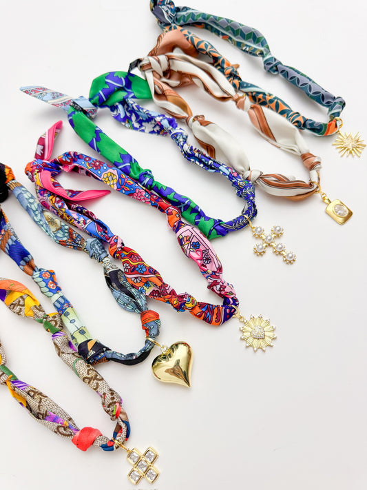 New Knotted Scarf Necklace