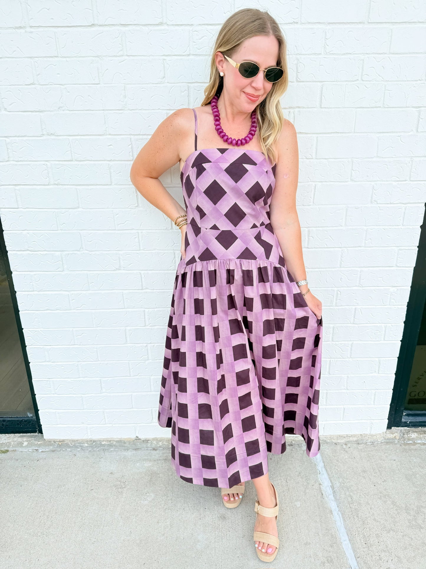 Fall Basketweave Maxi Dress