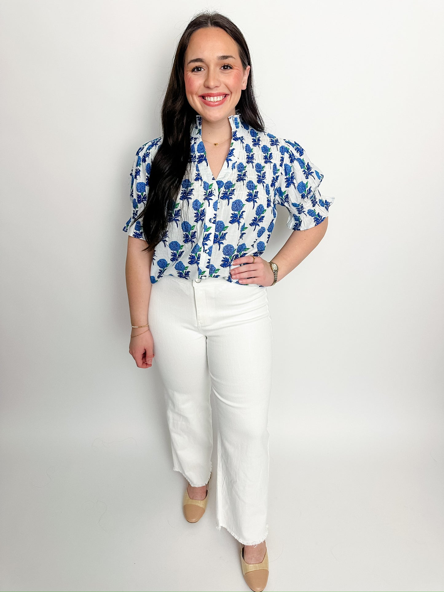 Clear Eyes Wide Leg Denim Pants