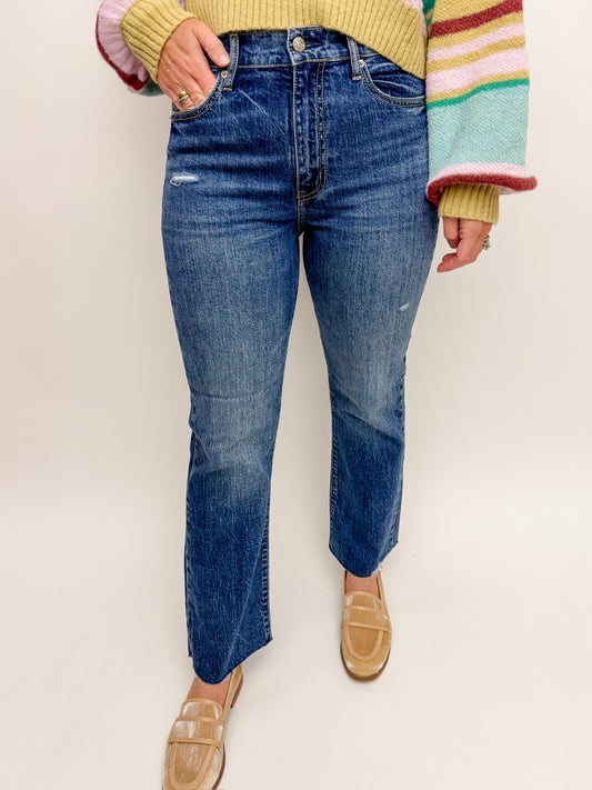 Shy Girl Crop Flare Socialite Vintage