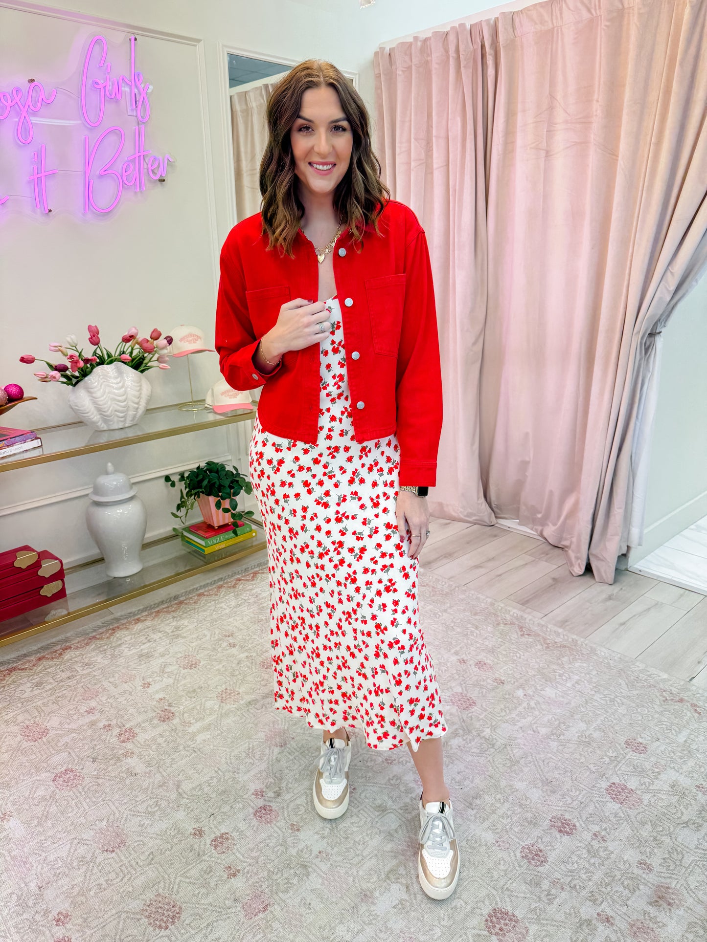 ZS Hana La Rosa Ditsy Maxi Dress