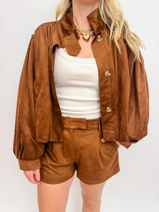 Deirdra Suede Jacket
