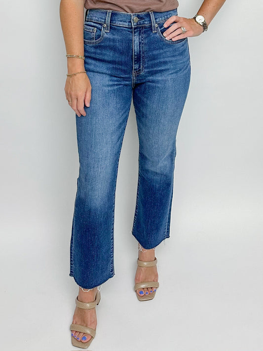 Shy Girl High Rise Crop Flare Influencer