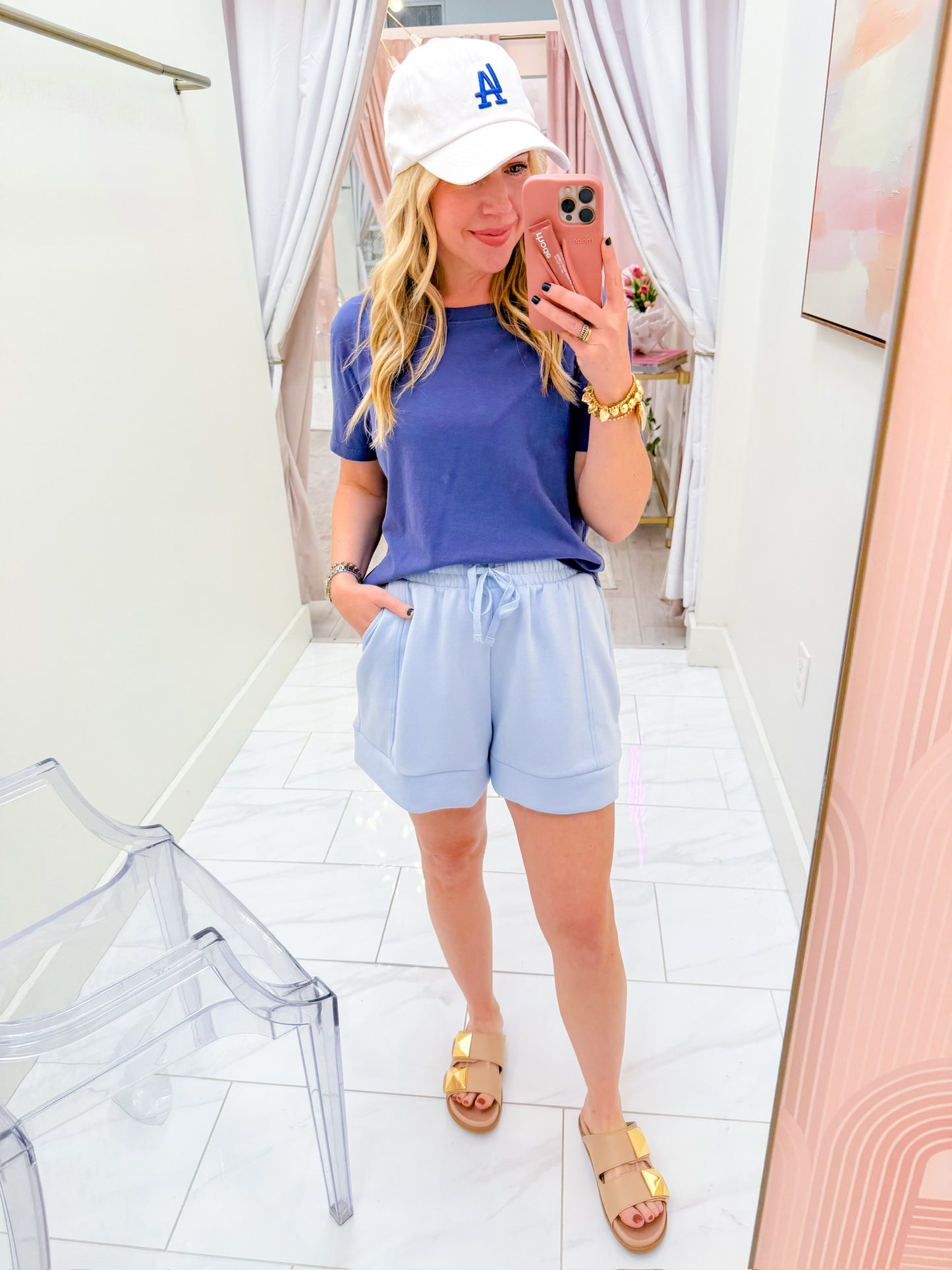 Scuba Luxe Pleated Short