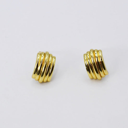 Aurora Gold Studs