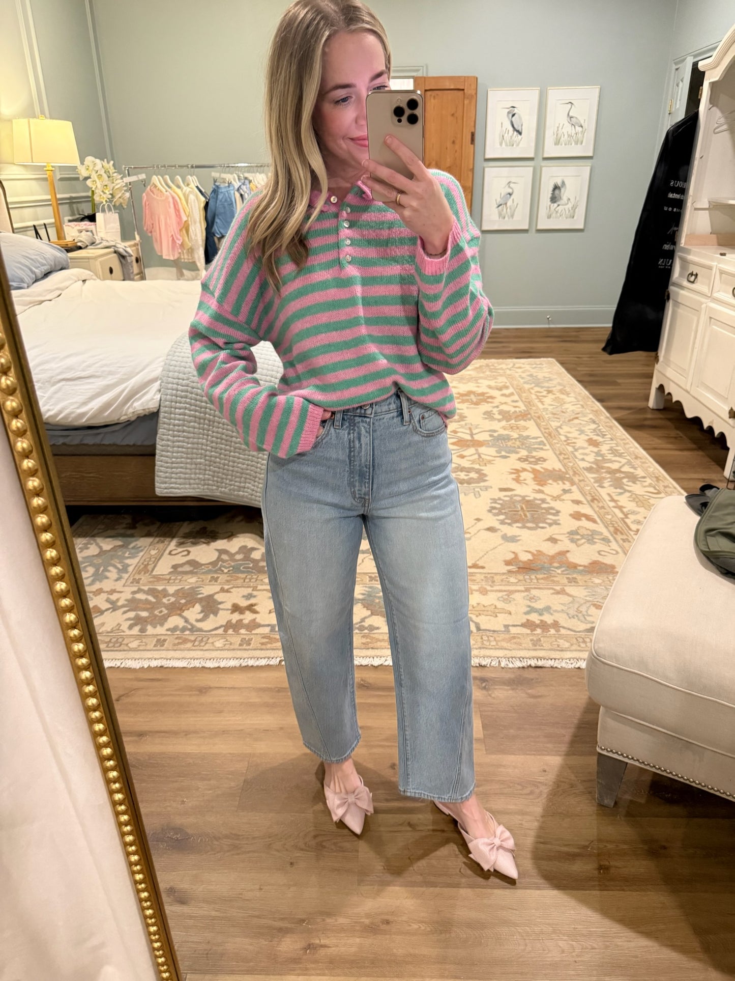 Time's Up Striped Sweater