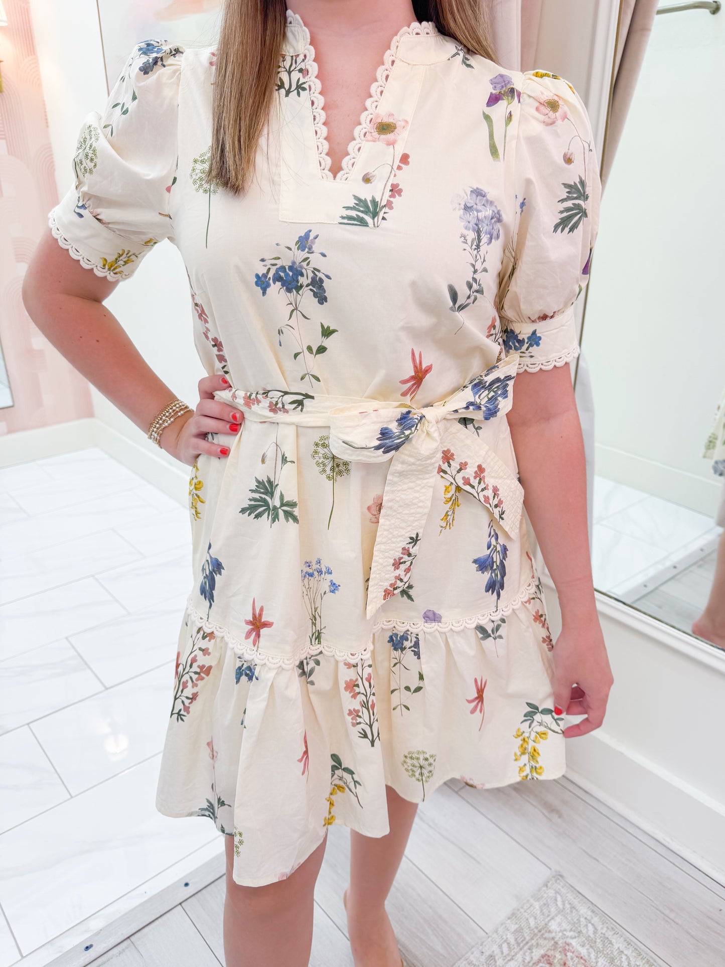 Mara Floral Mini Dress