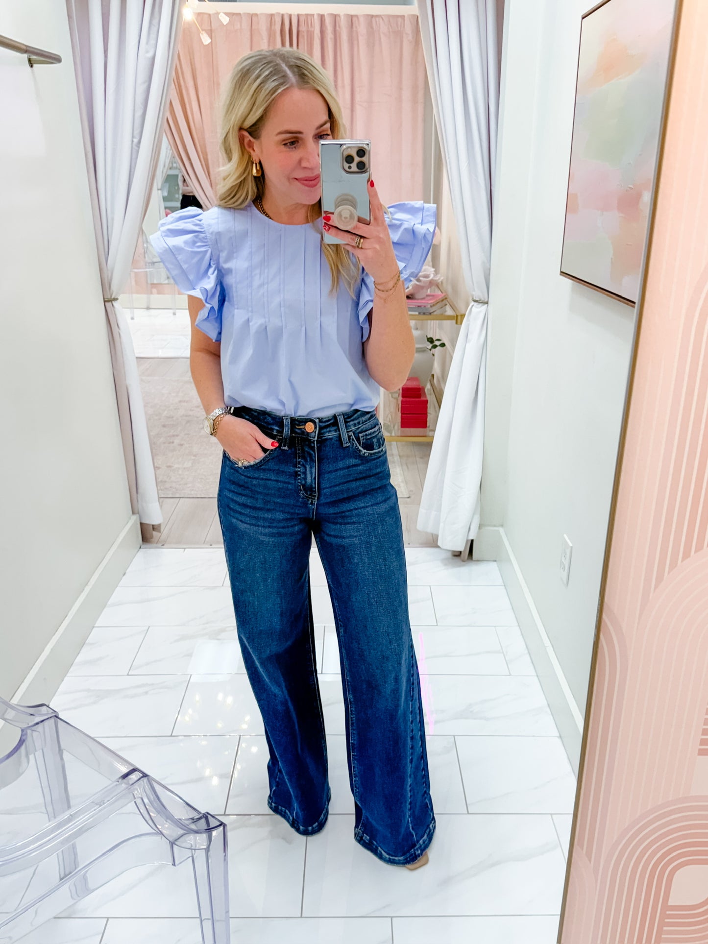 Winnie Flutter Blouse