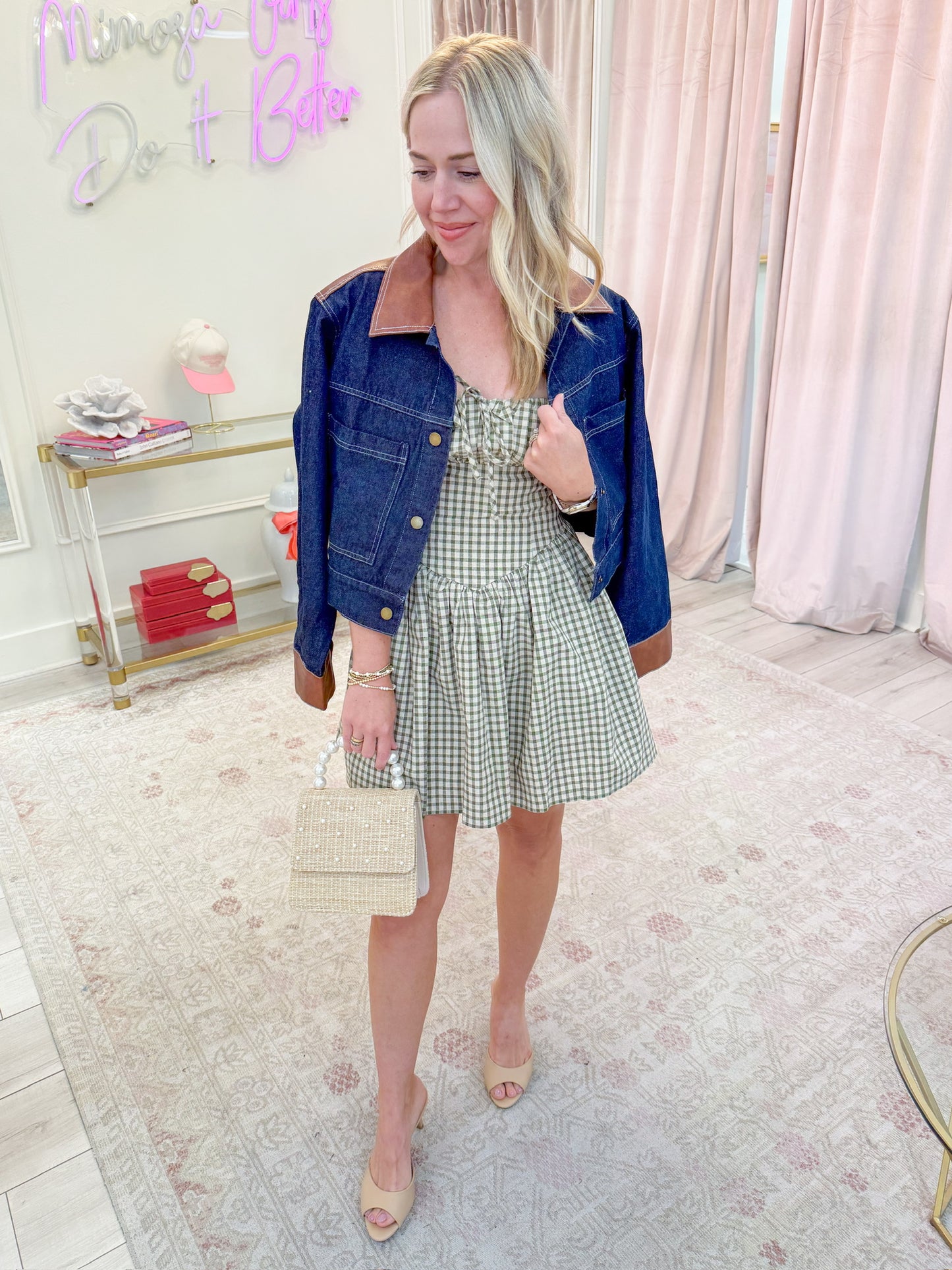 Bobbi Contrast Denim Jacket