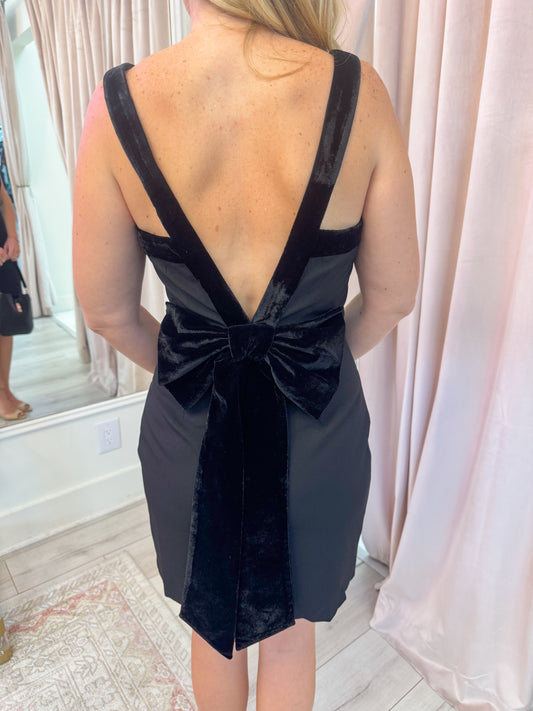 Valory Bow Back Cocktail Dress