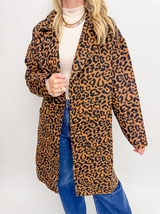 Animal Instinct Leopard Coat